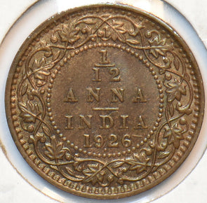 British India 1926 B 1/12 Anna 192995 combine shipping