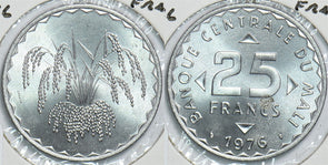 Mali 1976 25 Francs 198361 combine shipping