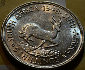 South Africa Y-48 1943 5 Shillings  Springbok S0050 combine shipping