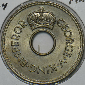 Fiji 1934 Penny 152289 combine shipping