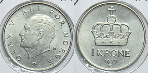 Norway 1977 Krone 153871 combine shipping