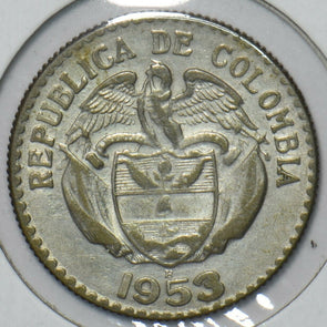 Colombia 1953 20 Centavos Condor animal 296692 combine shipping