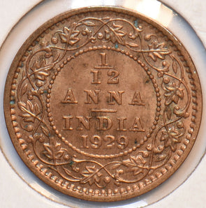 British India 1929 1/12 Anna 902365 combine shipping