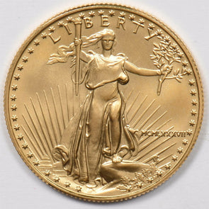 1987 25 Dollars gold GEM BU 1/2oz gold eagle GL0237 combine shipping