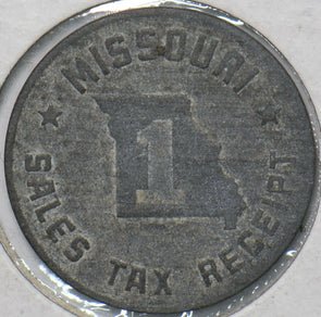 1937 ~1942 Mill Sales Tax Receipt Token 296552 combine shipping