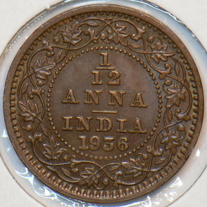 British India 1936 1/12 Anna 151601 combine shipping