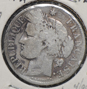 France 1871 2 Francs  290632 combine shipping