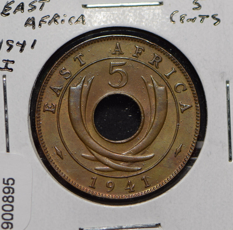 East Africa 1941 5 Cents  900895 combine shipping