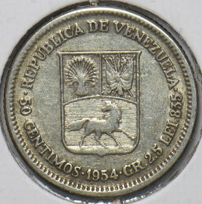 Venezuela 1954 50 Centimos Horse animal 902737 combine shipping