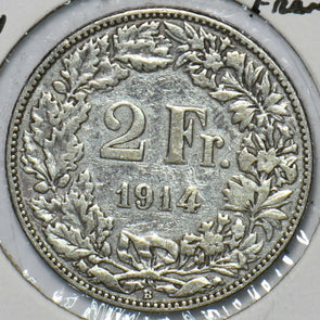 Switzerland 1914 2 Francs 151173 combine shipping