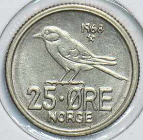 Norway 1968 25 Ore Bird 904819 combine shipping