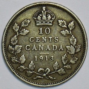 Canada 1913 10 Cents 153064 combine shipping