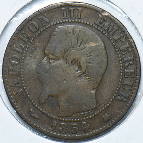 France 1854 BB 5 Centimes Eagle animal 900602 combine shipping