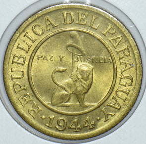 Paraguay 1944 50 Centimos Lion animal 190865 combine shipping