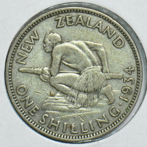 New Zealand 1934 Shilling 197966 combine shipping
