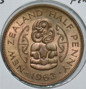 New Zealand 1963 1/2 Penny 198911 combine shipping