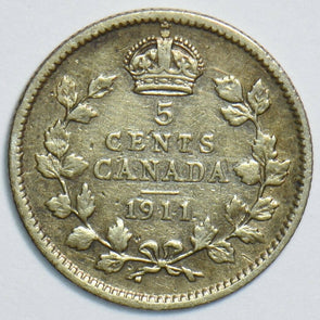 Canada 1911 5 Cents 0 904472 combine shipping