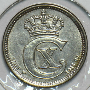 Denmark 1918 10 Ore 197256 combine shipping