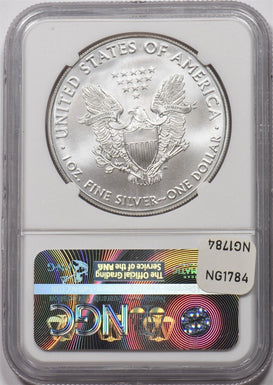 2016 Silver Eagle 30TH NGC MS70 NG1784