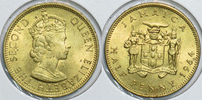Jamaica 1964 1/2 Penny 198534 combine shipping