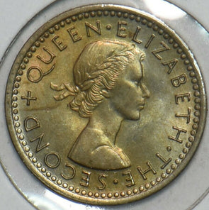 New Zealand 1963 3 Pence 152375 combine shipping