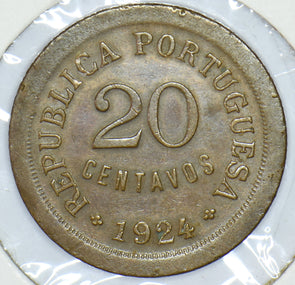 Portugal 1924 20 Centavos 191613 combine shipping