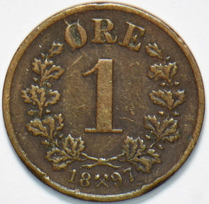 Norway 1897 Ore Lion animal 192628 combine shipping