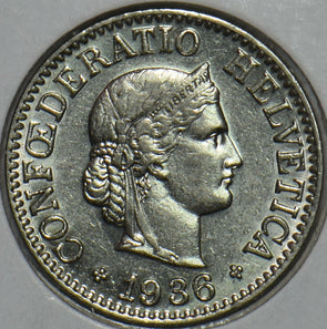 Switzerland 1936 10 Rappen 196215 combine shipping