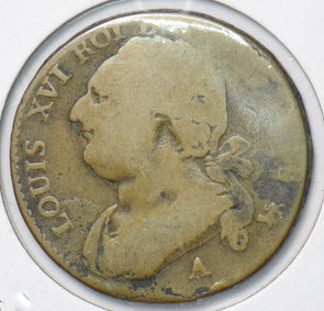 France 1791 Louise XVI 12 Deniers 292826 combine shipping