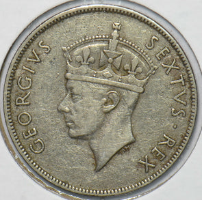 East Africa 1947 Shilling Lion animal 151408 combine shipping