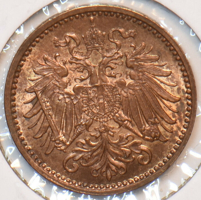 Austria 1895 Heller Eagle animal 194862 combine shipping