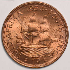 South Africa 1954 Penny 299359 combine shipping