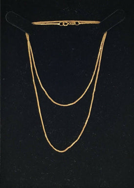 18K Gold Necklace 1.97g 18.5 inch RG0094