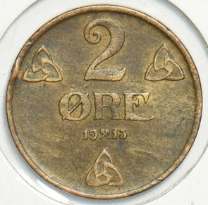 Norway 1913 2 Ore 0 240805 combine shipping