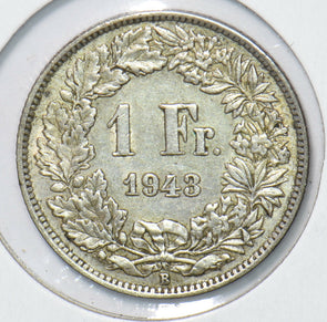 Switzerland 1943 Franc 901839 combine shipping