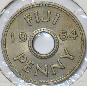 Fiji 1964 Penny 194597 combine shipping