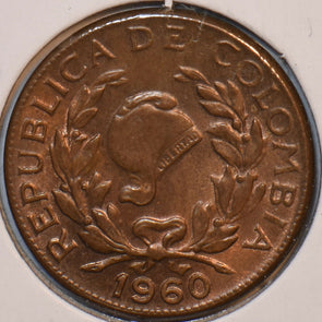 Colombia 1960 5 Centavos 196138 combine shipping