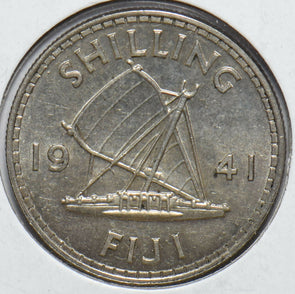 Fiji 1941 Shilling 490160 combine shipping