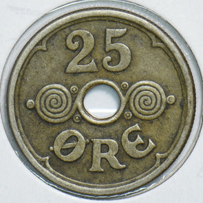 Denmark 1924 25 Ore 198301 combine shipping