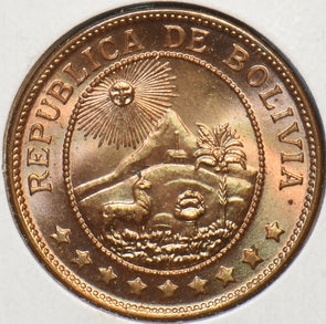 Bolivia 1942 50 Centavos Alpaka animal 295398 combine shipping