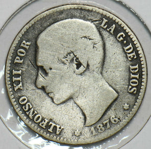 Spain 1876 Peseta 197218 combine shipping