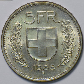 Switzerland 1965 5 Francs 193664 combine shipping