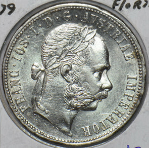 Austria 1879 Florin Eagle 490878 combine shipping