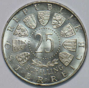 Austria 1955 25 Schilling 292475 combine shipping