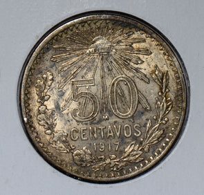 Mexico 1917  50 Centavos  M0088 combine shipping