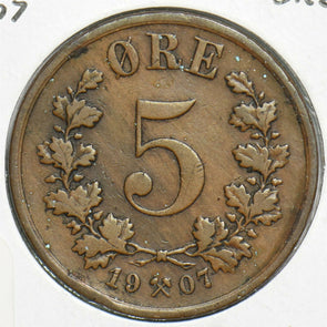 Norway 1907 5 Ore 0 240829 combine shipping