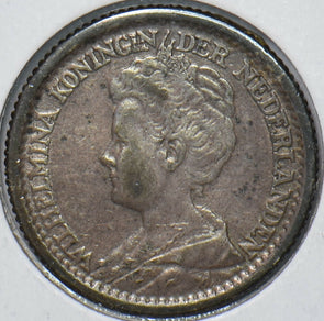 Netherlands 1919 25 Cents 194007 combine shipping