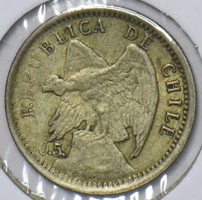 Chile 1899 S 10 Centavos Condor animal 295160 combine shipping