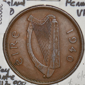 Ireland 1940 Penny  290023 combine shipping