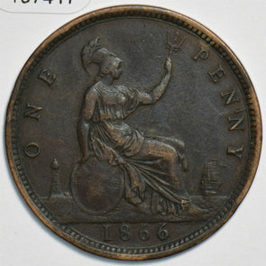Great Britain 1866 Penny 197417 combine shipping